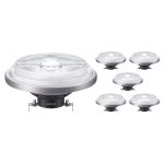 Confezione Multipack 6x Philips MASTER LED Faretti G53 AR111 14.8W 875lm 24D - 927 Bianco Molto Caldo | Miglior resa cromatica - Dimmerabile - Sostitutiva 75W