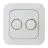 EcoDim Pulsante dimmer DUO Busch-Jaeger Reflex incl. Piastra Di Copertura