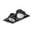 Philips Faretti LED Greenspace Accent Gridlight Aluminium Nero 62W 4000lm 120D - 830 Luce Calda -  | 154mm - IP20 - Interact Dimmerabile