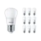 Confezione Multipack 10x Philips Corepro LED Lustre E27 Sferica Ghiaccio 2.8W 250lm - 827 Bianco Molto Caldo | Sostitutiva 25W