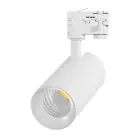 Noxion Luce A Binario LED 3 Fasi Ecowhite Aluminium Bianca 30W 3210lm 36D - 840 Bianco Freddo | UGR 