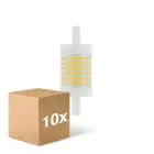 Confezione Multipack 10x Ledvance Performance LED R7s Doppio Ended 78mm Chiara 12W 1521lm - 827 Bianco Molto Caldo | Dimmerabile - Sostitutiva 100W